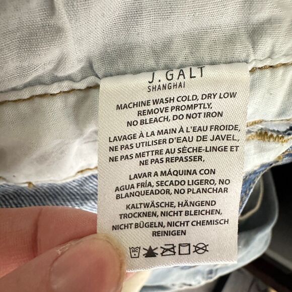 J. Galt Denim Carpenter Overalls Women S 100 % Cotton Wide-Leg Vintage Y2K - Picture 5 of 8